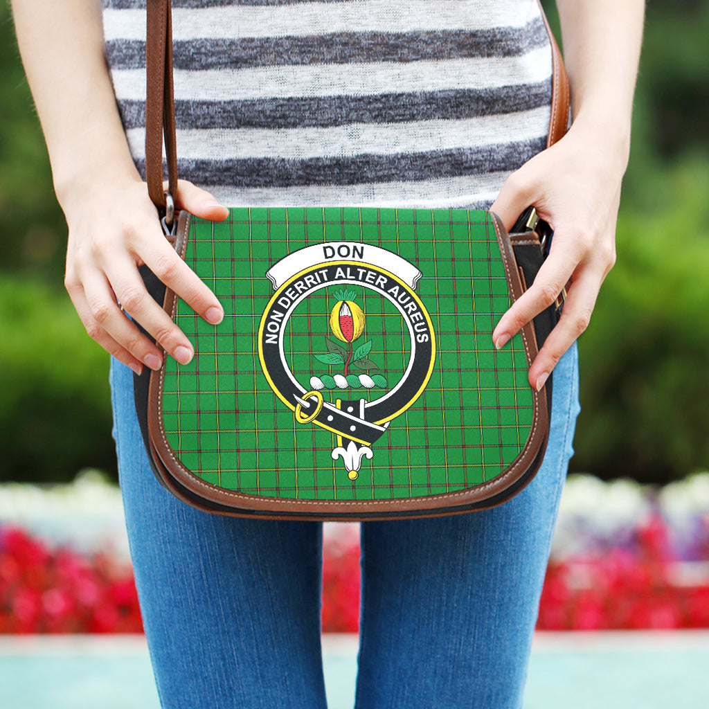 Don Tartan Saddle Bag with Family Crest One Size - Tartan Vibes Clothing