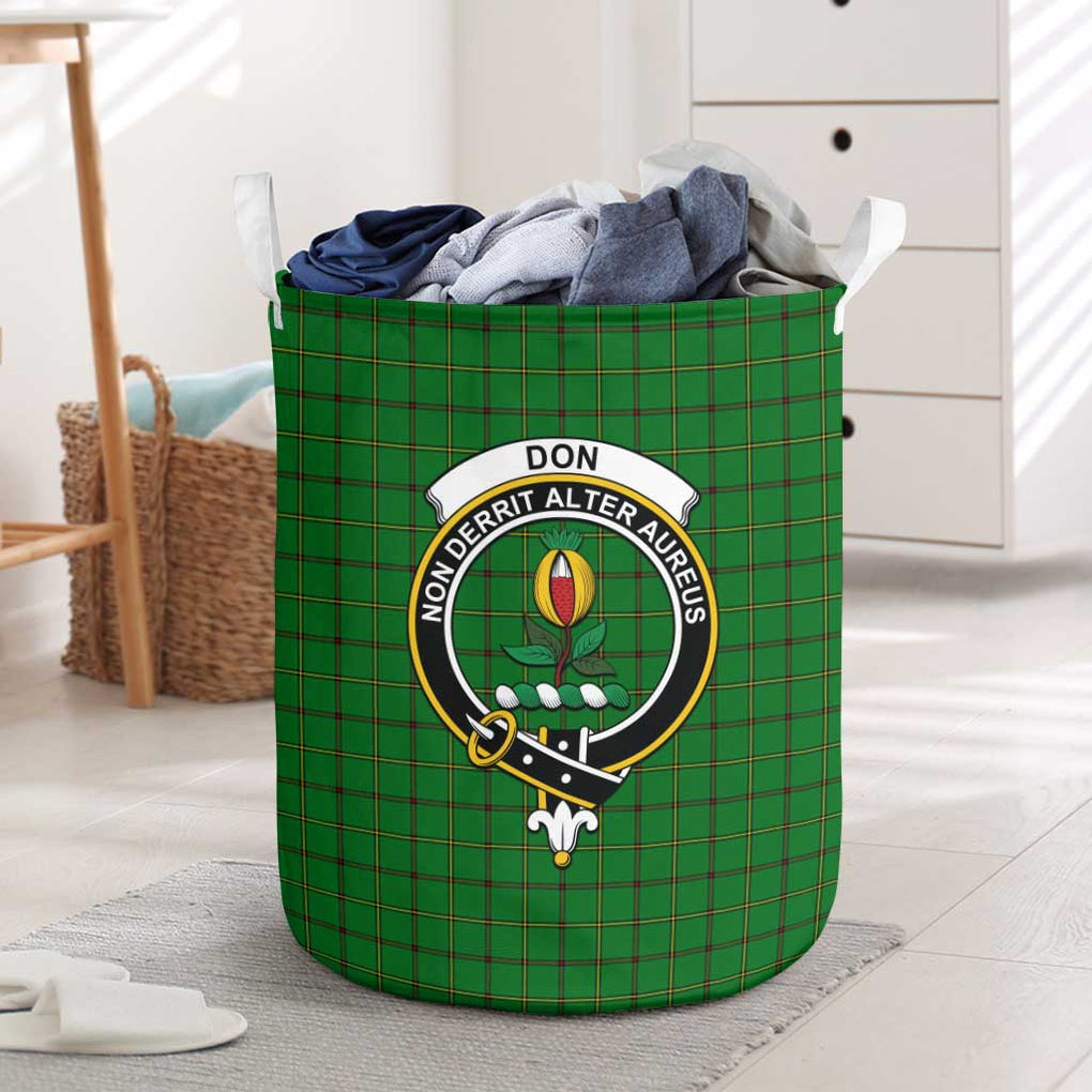 Don Tartan Laundry Basket with Family Crest One Size - Tartanvibesclothing Shop