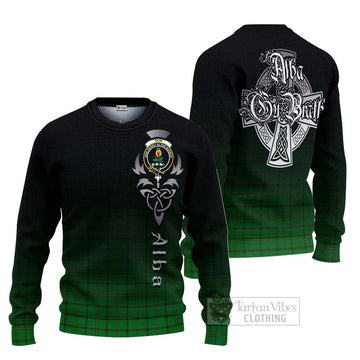 Don Tartan Ugly Sweater Featuring Alba Gu Brath Family Crest Celtic Inspired