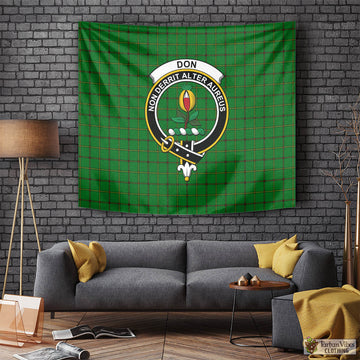 Don Tartan Tapestry Wall Hanging and Home Decor for Room with Family Crest