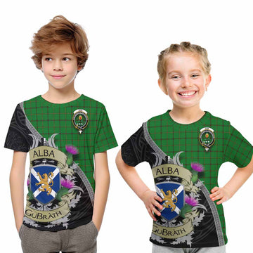 Don Tartan Family Crest Kid T-Shirt Lion Rampant Royal Thistle Shield Celtic Inspired Youth XL Size14 - Tartan Vibes Clothing