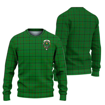 Don Tartan Ugly Sweater with Family Crest