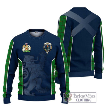 Don Tartan Ugly Sweater with Family Crest and Lion Rampant Vibes Sport Style