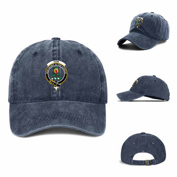 Don Family Crest Denim Baseball Cap Classic Cap One Size - 2D-tartanvibesclothing