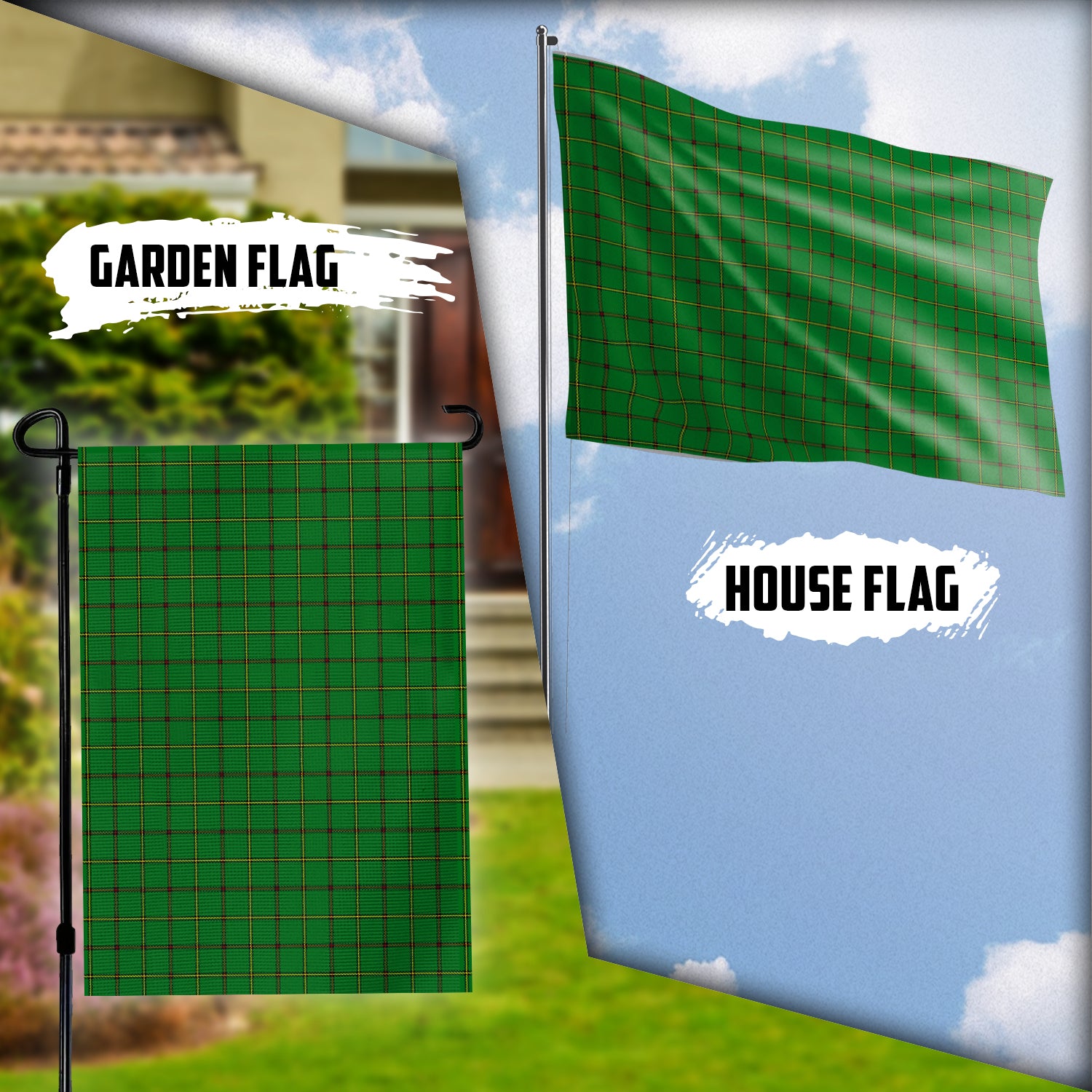 Don Tartan Flag Garden Flag (Vertical) - Tartan Vibes Clothing