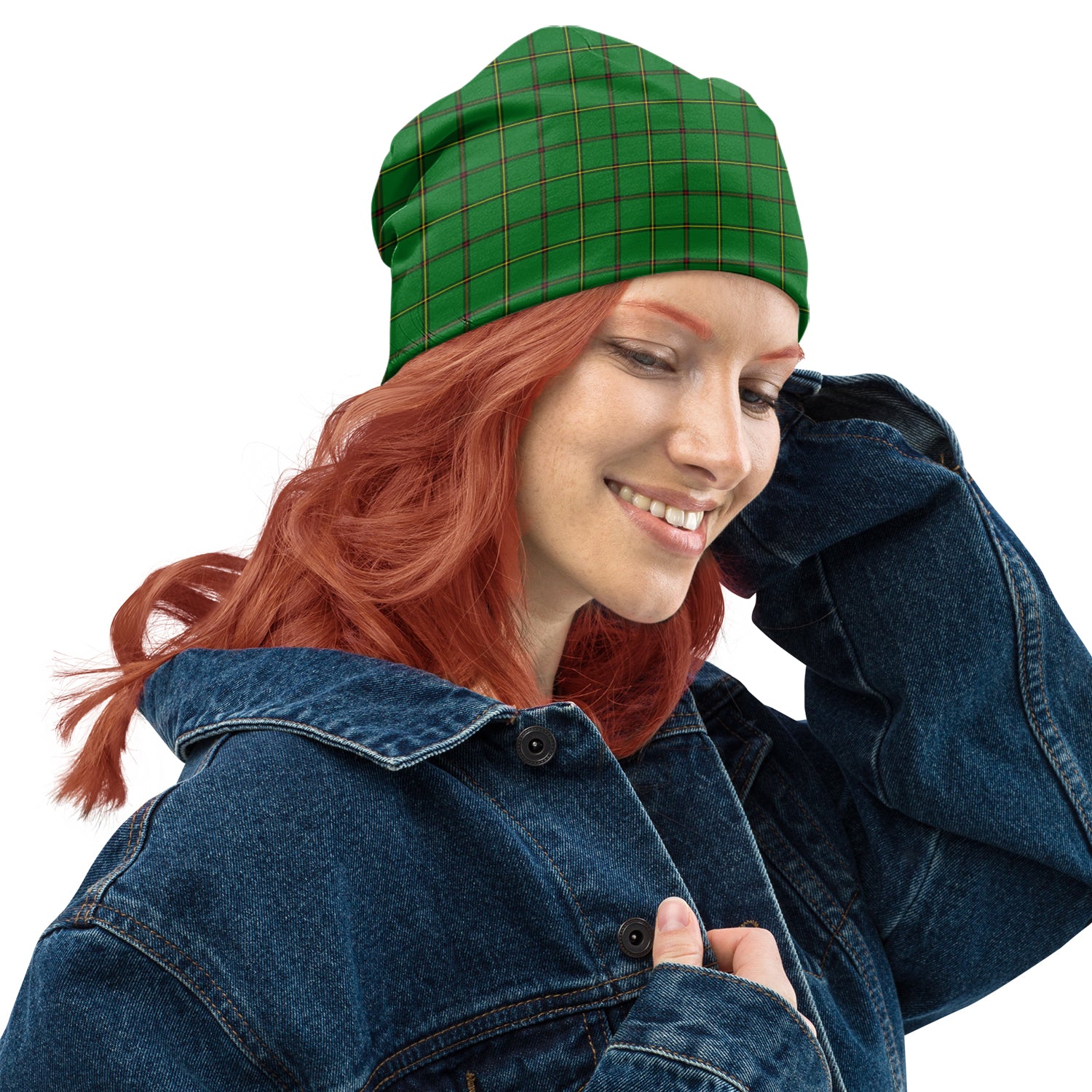 Don Tartan Beanies Hat One Size 10.5*10.2 inches - Tartan Vibes Clothing