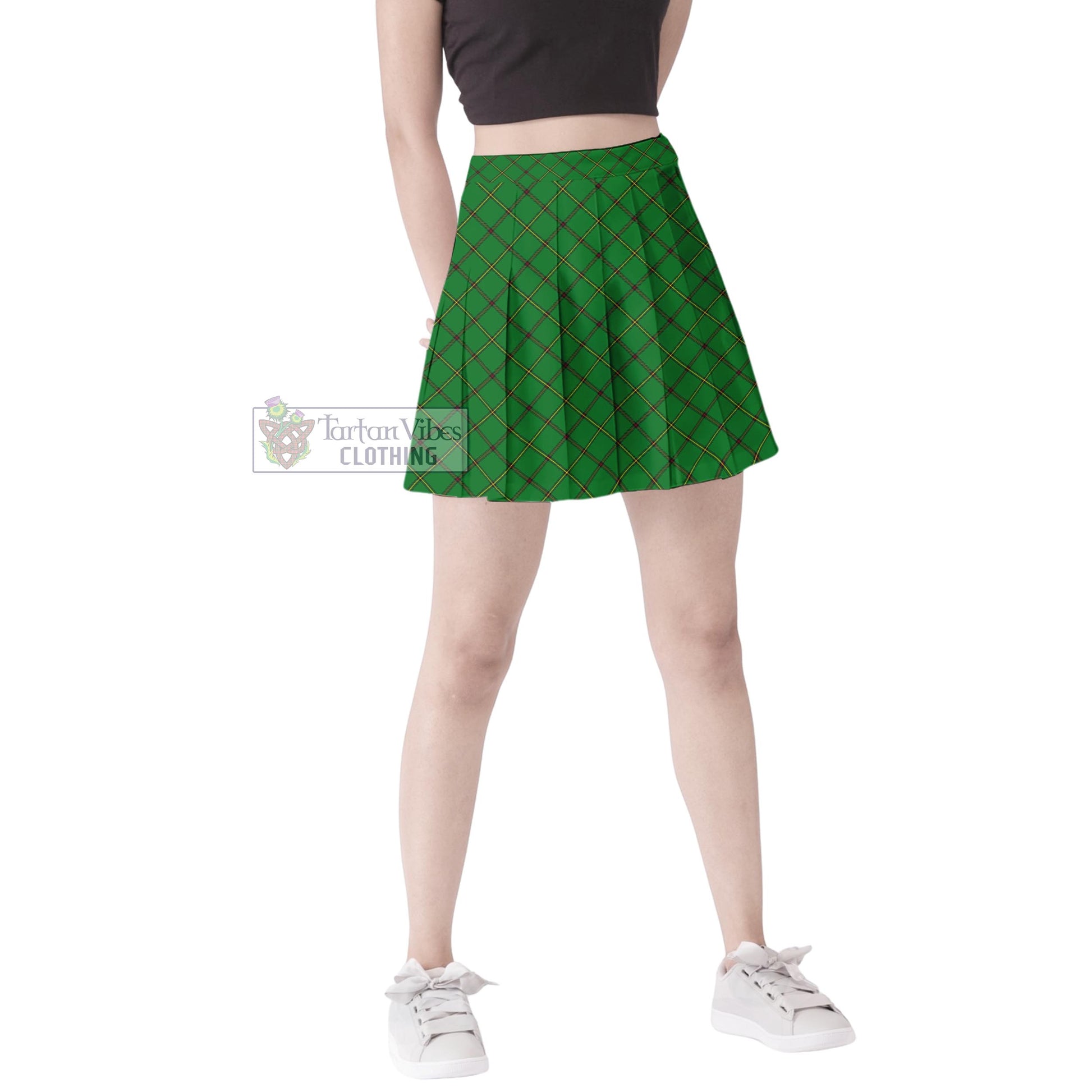 Tartan Vibes Clothing Don Tartan Women's Plated Mini Skirt