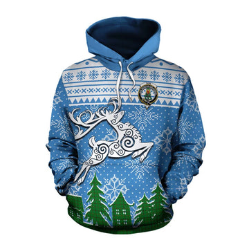 Don Clan Christmas Cotton Hoodie Celtic Reindeer Style