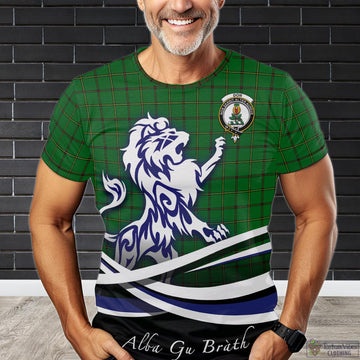 Don Tartan T-Shirt with Alba Gu Brath Regal Lion Emblem