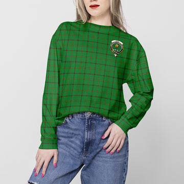 Don Tartan Sweatshirt with Family Crest