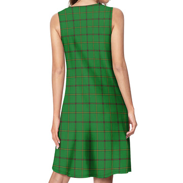 Don Tartan Womens Casual Dresses