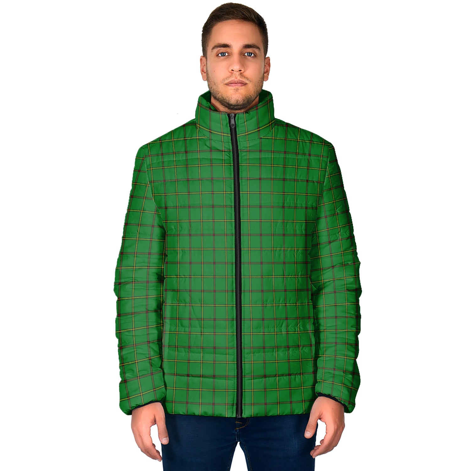 Don Tartan Padded Jacket - Tartan Vibes Clothing