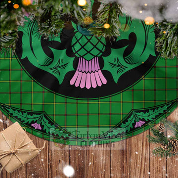 Don Tartan Christmas Tree Skirt Scottish Thistle Style - Tartan Vibes Clothing