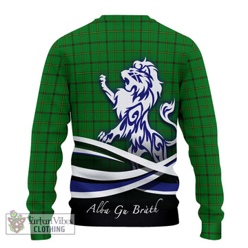 Don Tartan Ugly Sweater with Alba Gu Brath Regal Lion Emblem