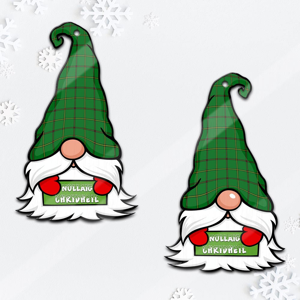 Don Gnome Christmas Ornament with His Tartan Christmas Hat - Tartan Vibes Clothing