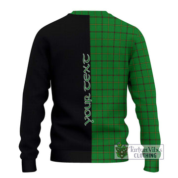 Don Tartan Ugly Sweater with Family Crest and Half Of Me Style