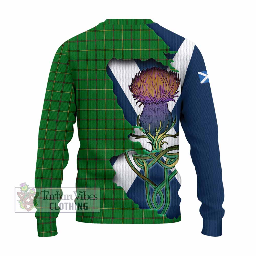 Don Tartan Family Crest Knitted Sweater Scottish Thistle Celtic Inspired - Tartan Vibes Clothing
