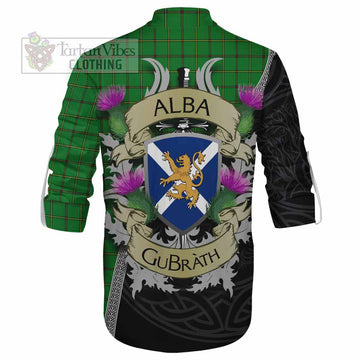 Don Tartan Family Crest Ghillie Kilt Shirt Lion Rampant Royal Thistle Shield Celtic Inspired - Tartan Vibes Clothing