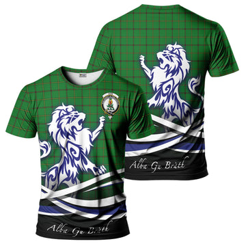 Don Tartan T-Shirt with Alba Gu Brath Regal Lion Emblem