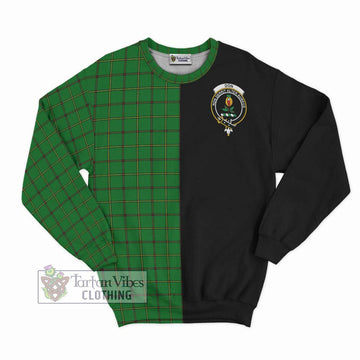 Don Tartan Sweatshirt with Family Crest and Half Of Me Style