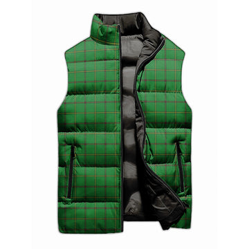 Don Tartan Sleeveless Puffer Jacket