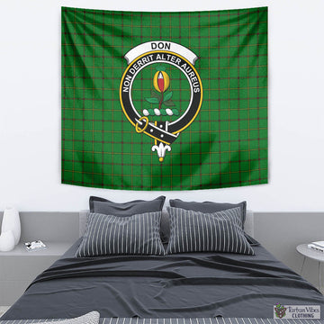 Don Tartan Tapestry Wall Hanging and Home Decor for Room with Family Crest