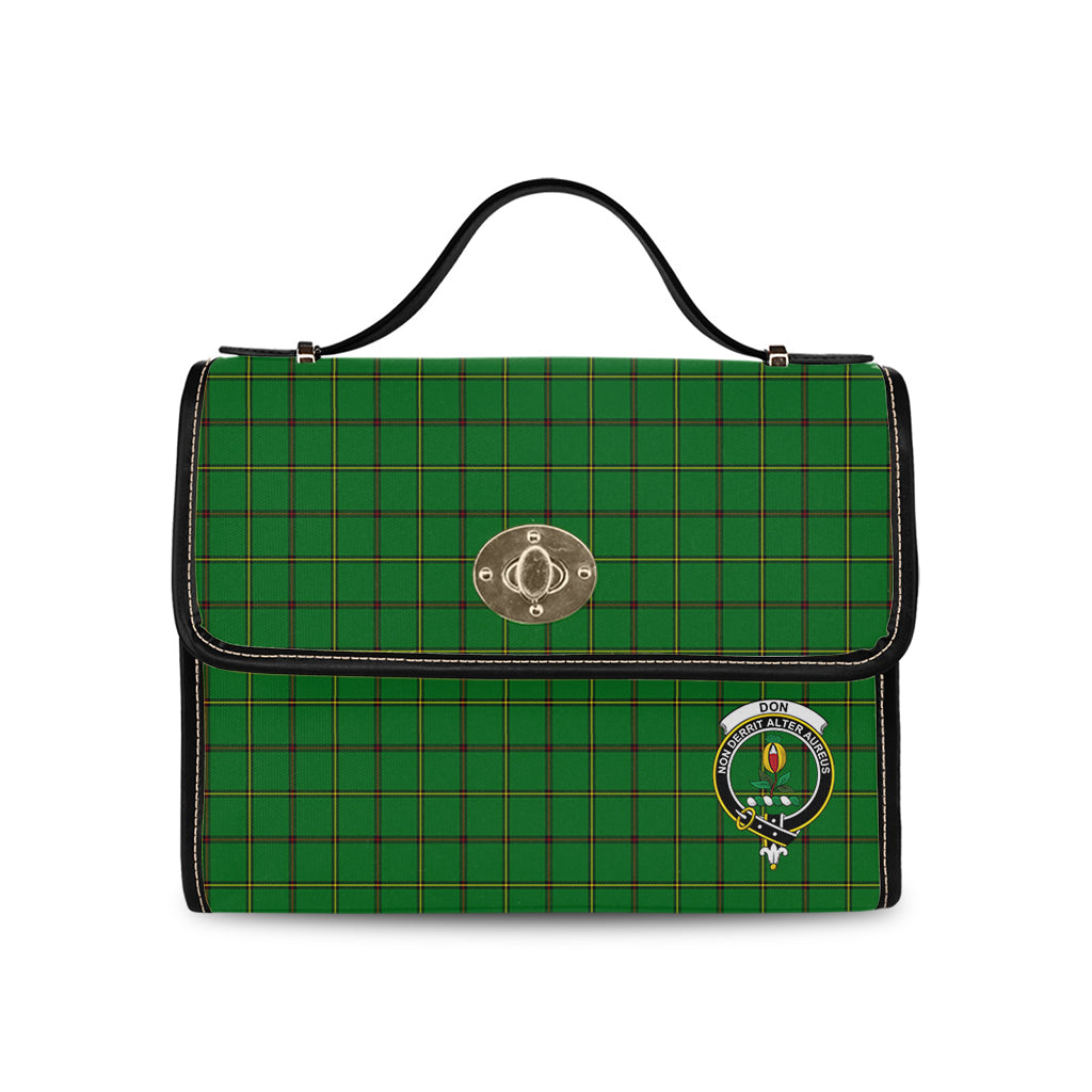 don-tartan-leather-strap-waterproof-canvas-bag-with-family-crest