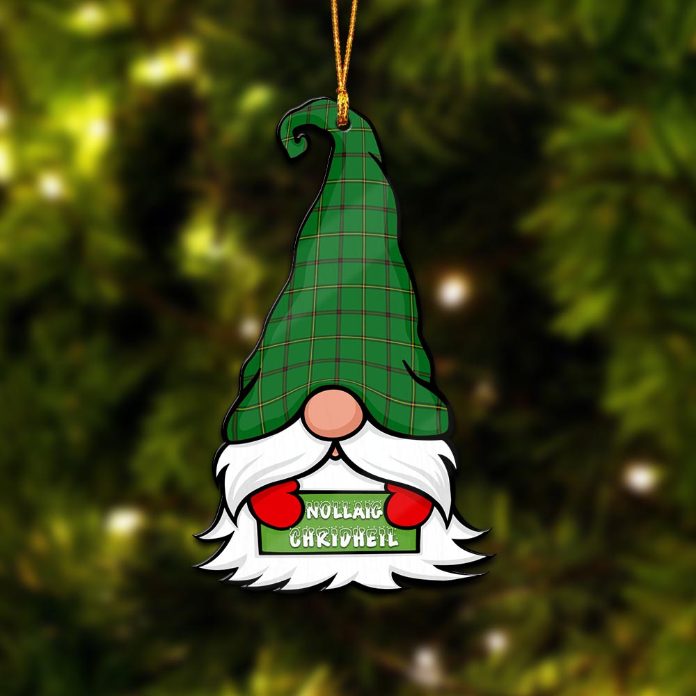 Don Gnome Christmas Ornament with His Tartan Christmas Hat - Tartan Vibes Clothing