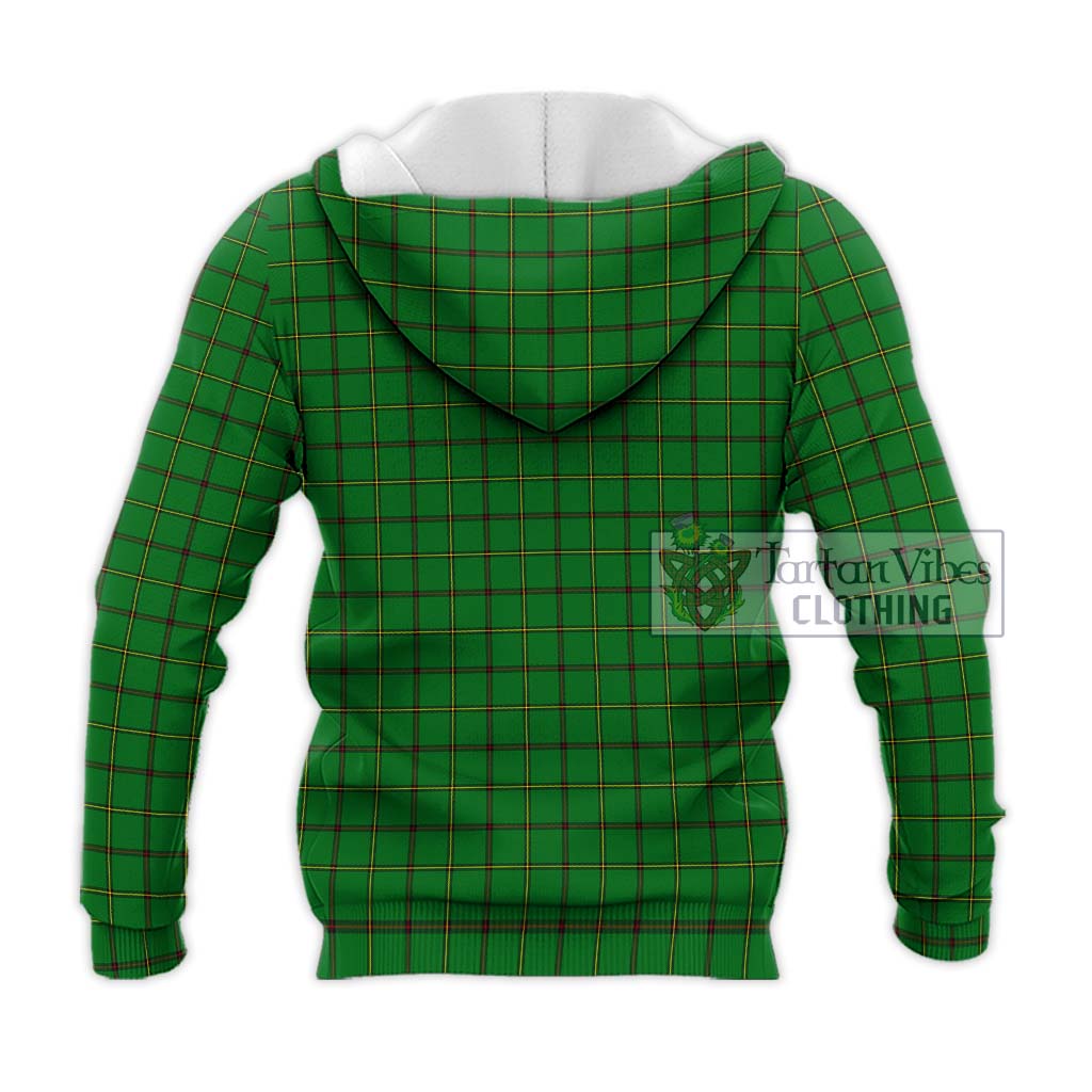 Tartan Vibes Clothing Don Tartan Knitted Hoodie with Family Crest DNA In Me Style