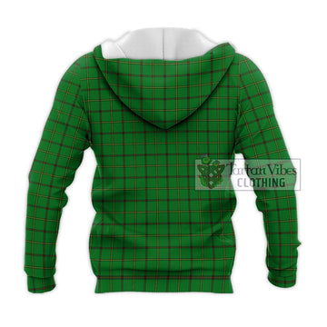 Don Tartan Knitted Hoodie with Family Crest DNA In Me Style