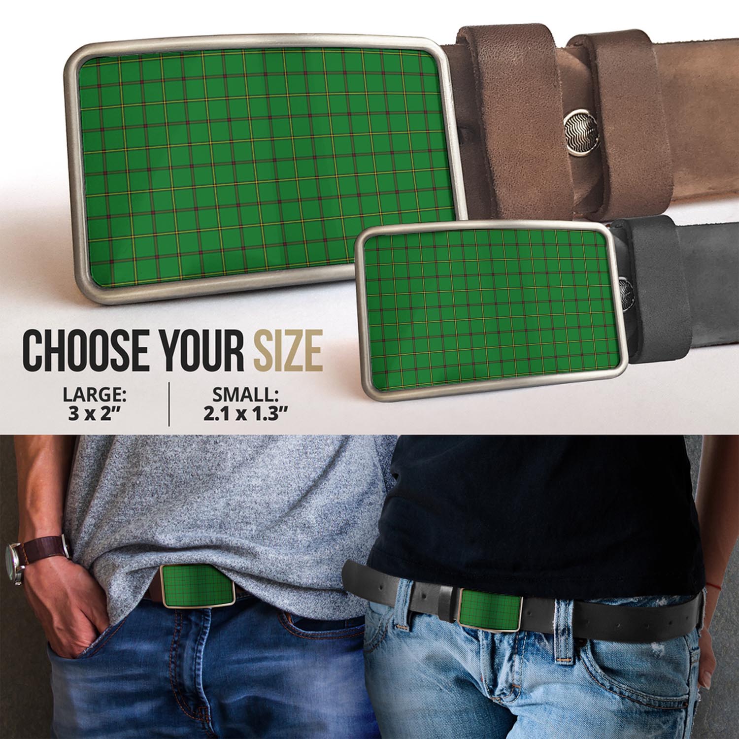 Don Tartan Belt Buckles - Tartanvibesclothing