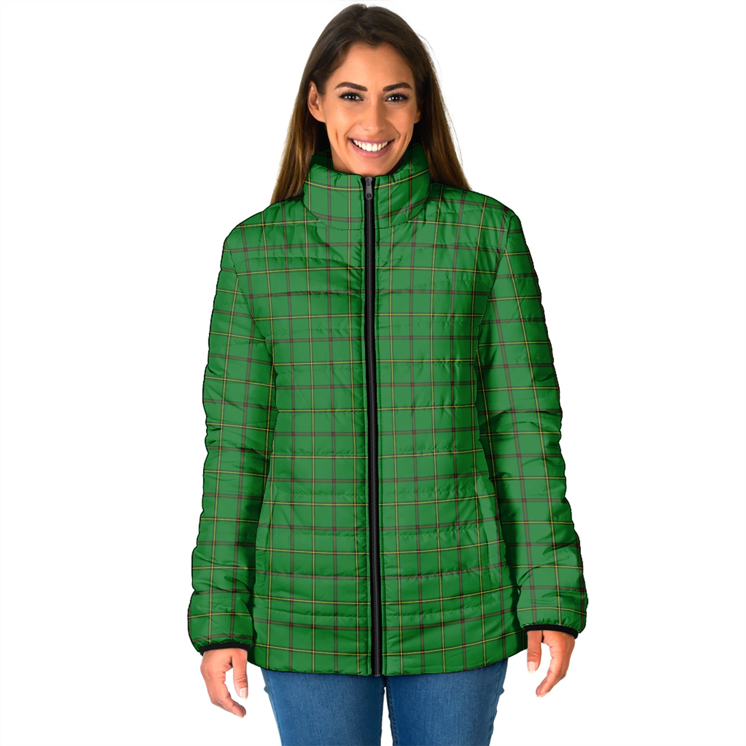 Don Tartan Padded Jacket - Tartan Vibes Clothing