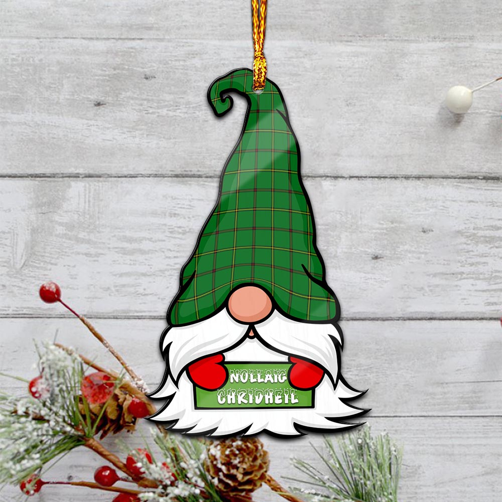 Don Gnome Christmas Ornament with His Tartan Christmas Hat - Tartan Vibes Clothing