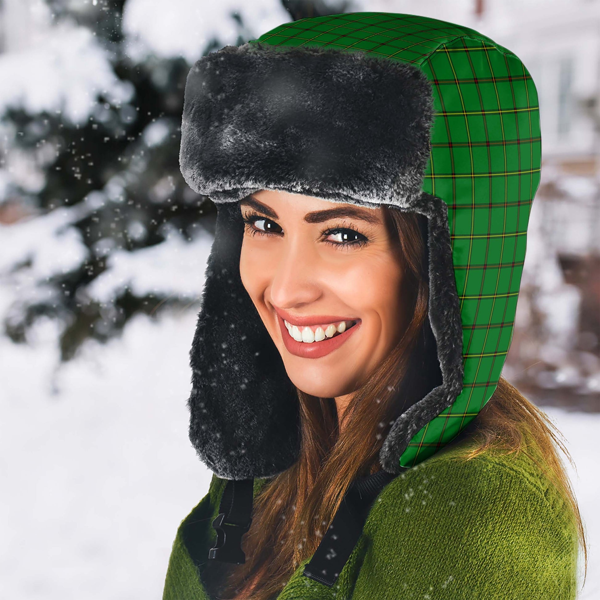 Don Tartan Winter Trapper Hat - Tartanvibesclothing