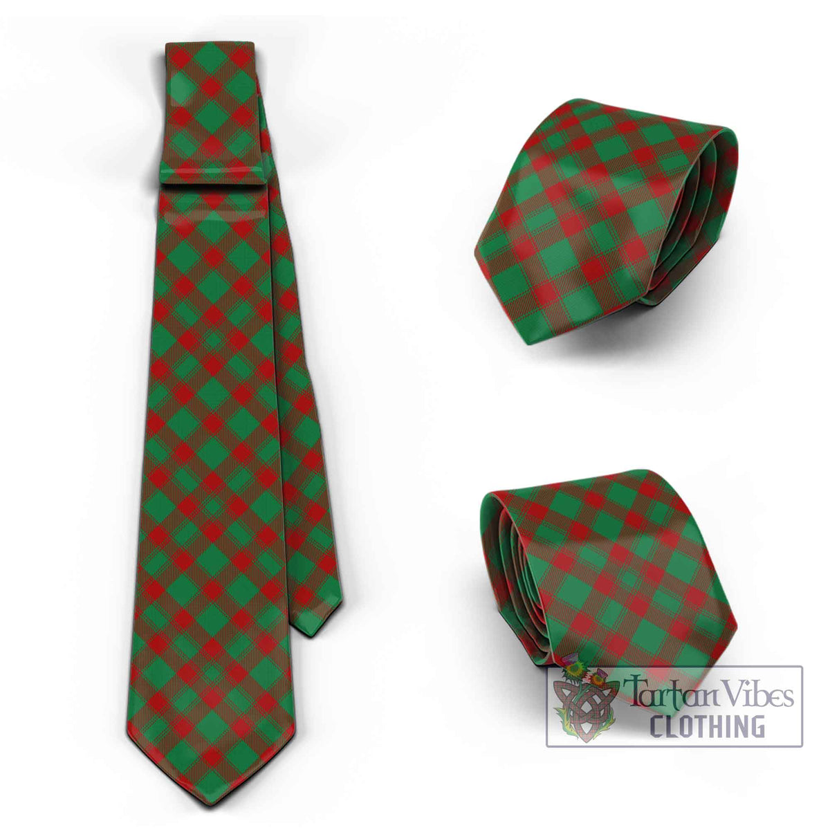 Donachie Tartan Classic Necktie Cross Style Necktie One Size - Tartan Vibes Clothing
