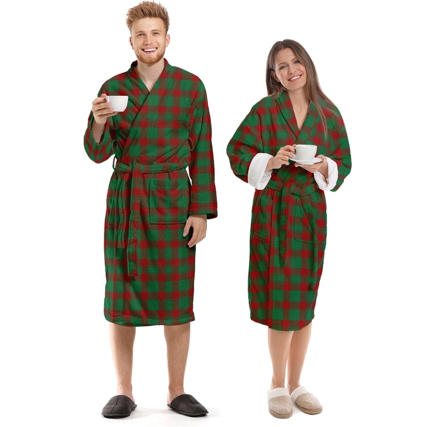 Donachie Tartan Bathrobe Unisex S - Tartan Vibes Clothing