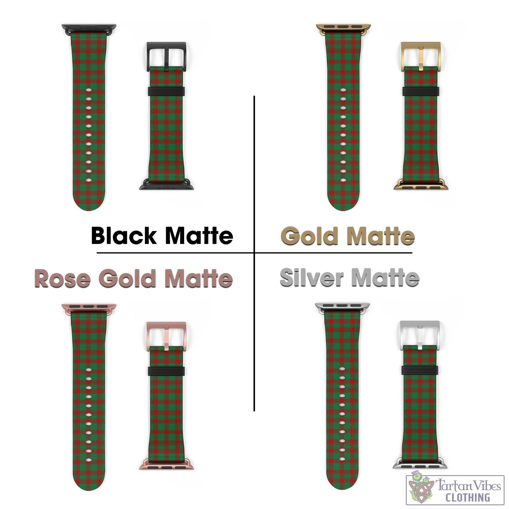 Tartan Vibes Clothing Donachie Tartan Watch Band