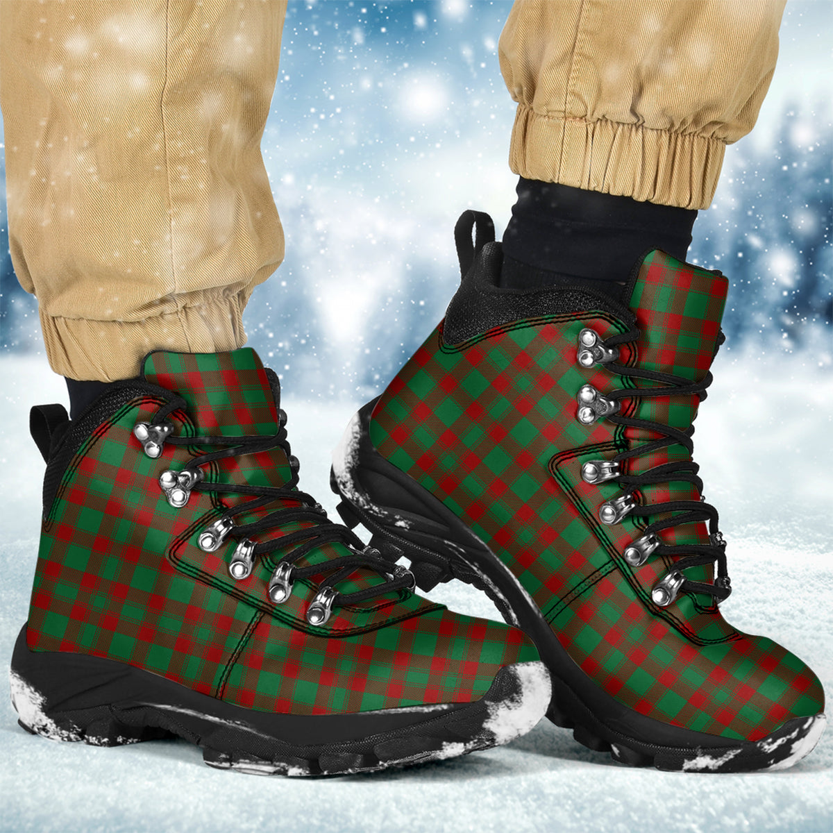 Donachie Tartan Alpine Boots - Tartanvibesclothing