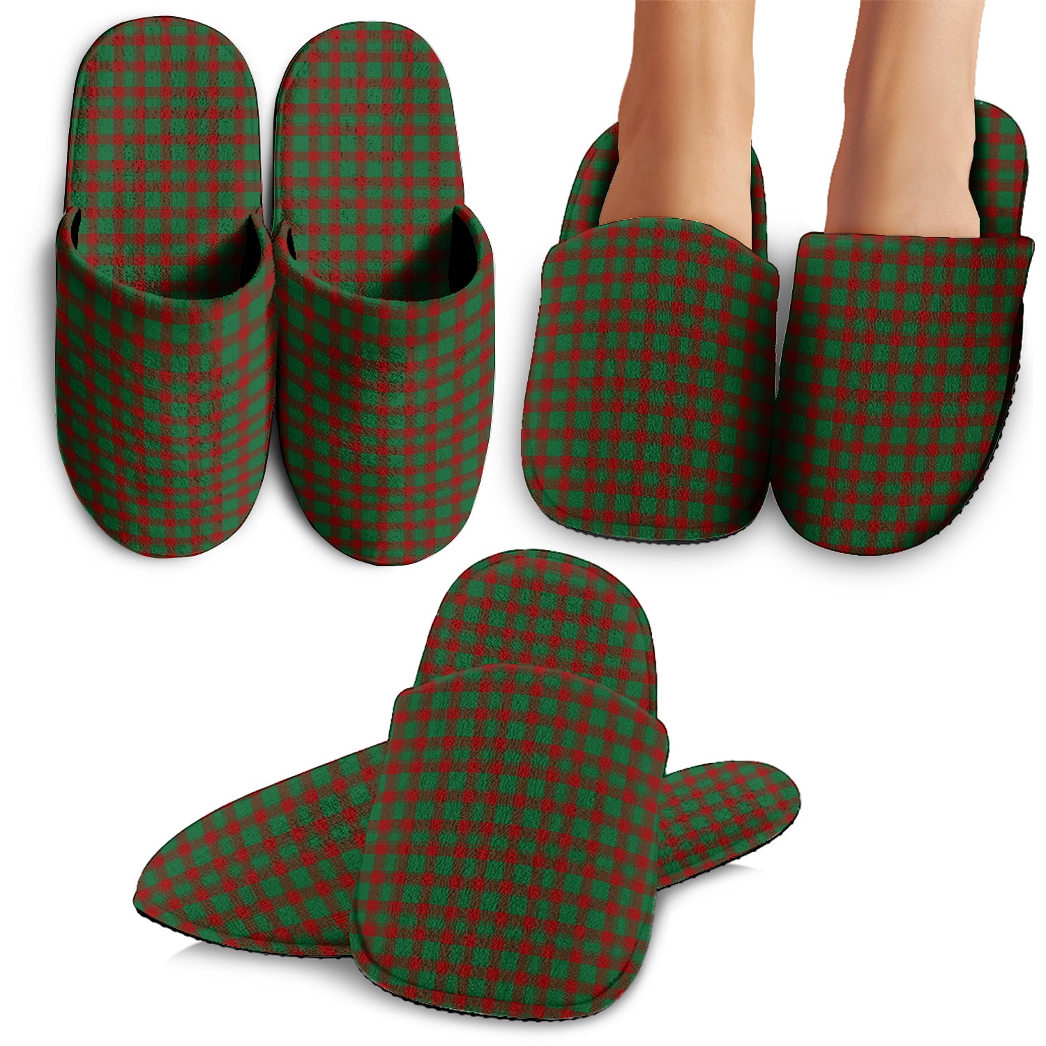 Donachie Tartan Home Slippers - Tartanvibesclothing