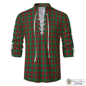 Donachie Tartan Men's Scottish Traditional Jacobite Ghillie Kilt Shirt