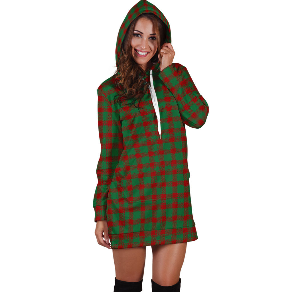 Donachie Tartan Hoodie Dress - Tartanvibesclothing