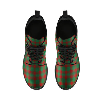 Donachie Tartan Leather Boots