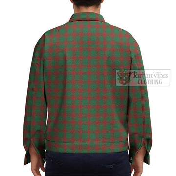 Donachie Tartan Unisex Lapel Cotton Jacket