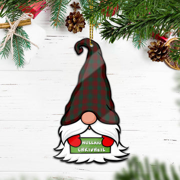 Donachie of Brockloch Gnome Christmas Ornament with His Tartan Christmas Hat