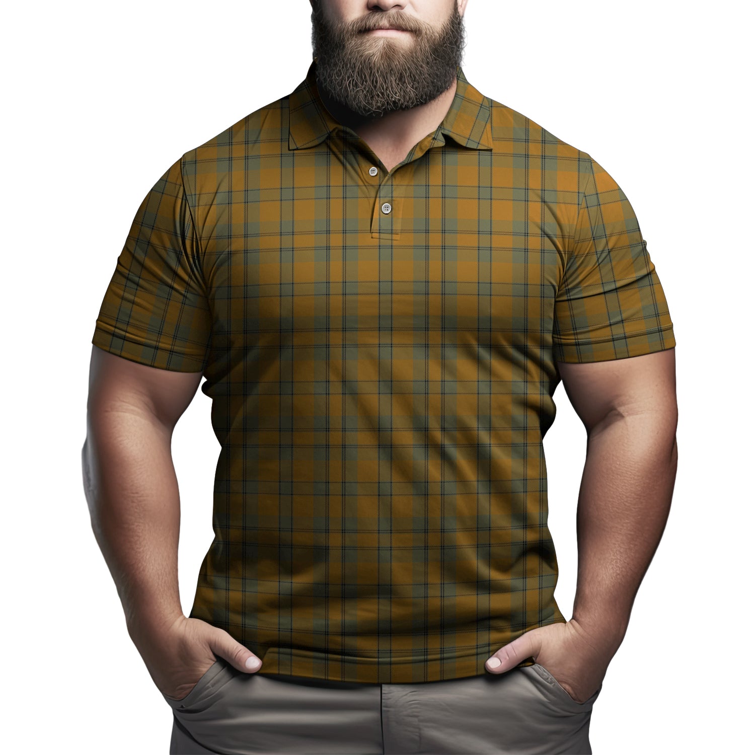 Donachie of Brockloch Ancient Hunting Tartan Mens Polo Shirt Kid - Tartan Vibes Clothing