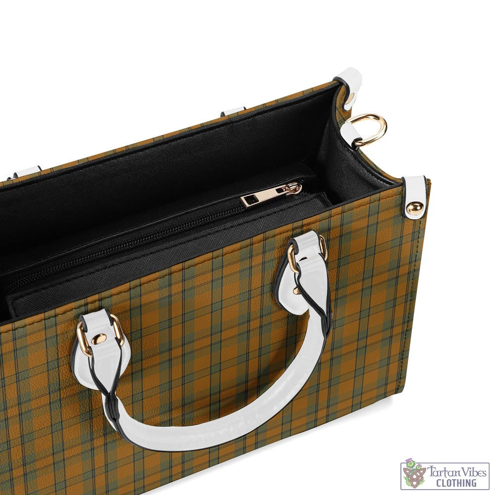 Tartan Vibes Clothing Donachie of Brockloch Ancient Hunting Tartan Luxury Leather Handbags