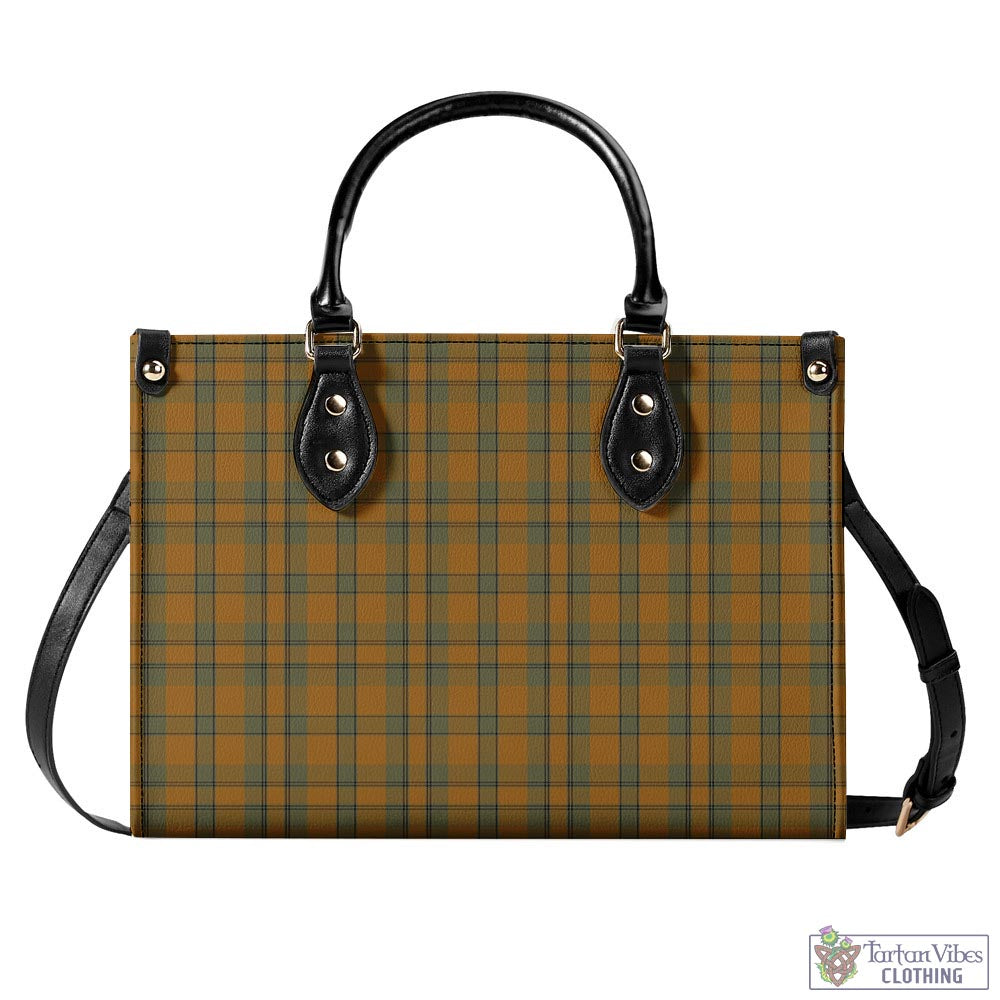 Tartan Vibes Clothing Donachie of Brockloch Ancient Hunting Tartan Luxury Leather Handbags