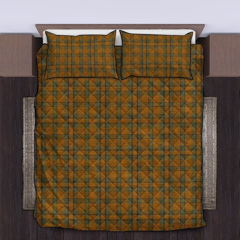 Donachie of Brockloch Ancient Hunting Tartan Quilt Bed Set - Tartanvibesclothing