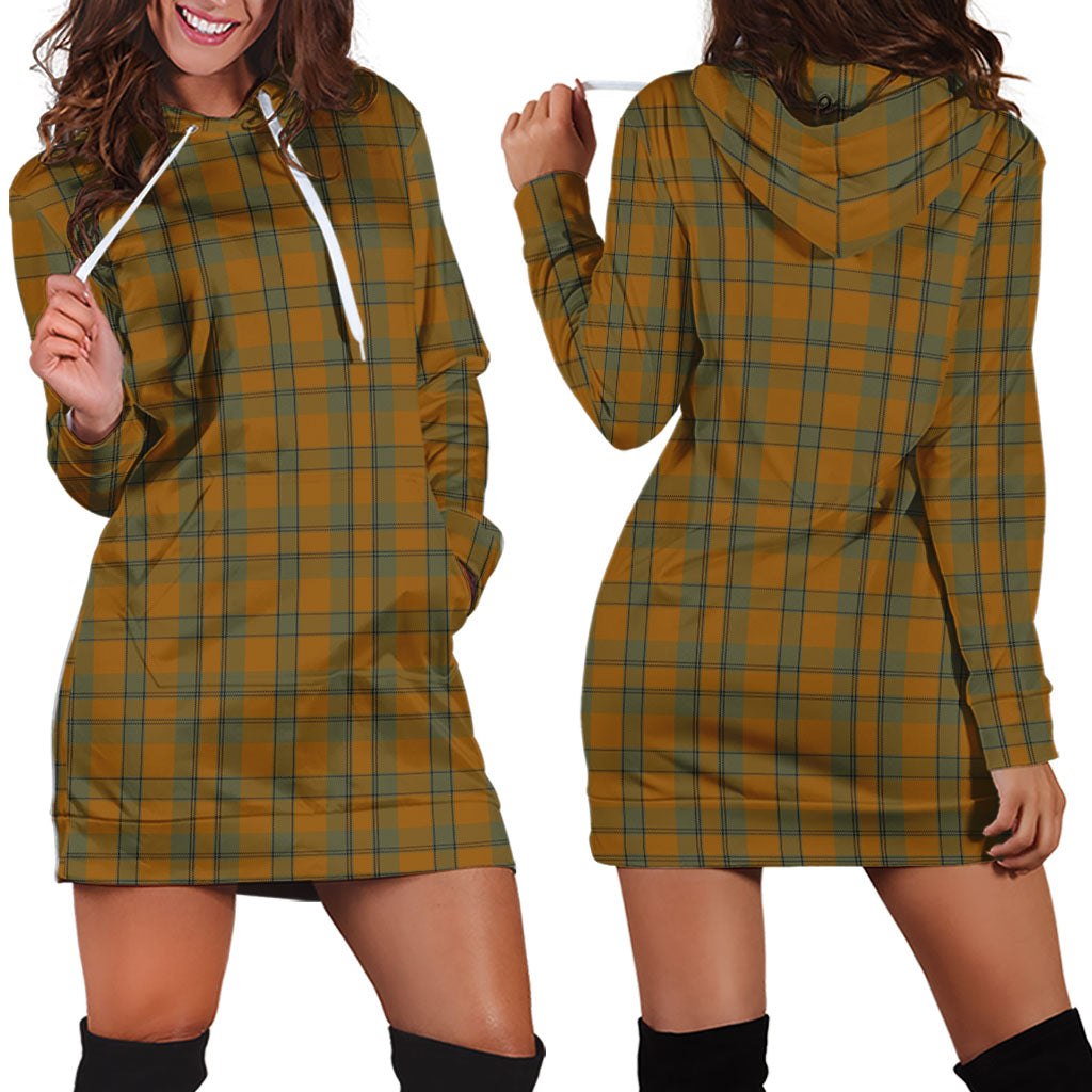 Donachie of Brockloch Ancient Hunting Tartan Hoodie Dress - Tartan Vibes Clothing