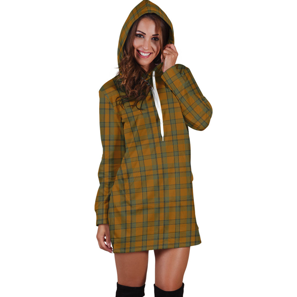 Donachie of Brockloch Ancient Hunting Tartan Hoodie Dress - Tartan Vibes Clothing